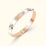 Bezel Set Marquise Bracelet