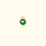 Jade and Diamond Padlock Medallion