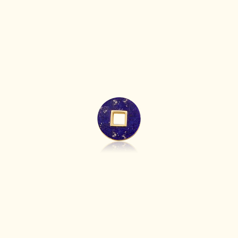 Lapis Disc Medallion