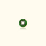 Jade and Diamond Disc Medallion