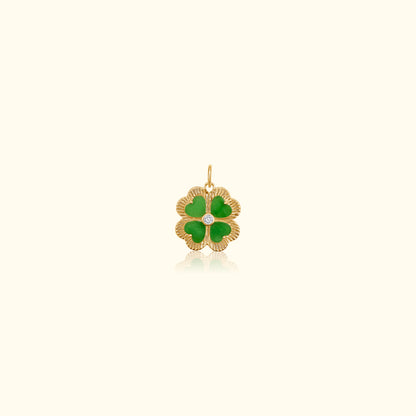 Eden Jade Clover Pendant