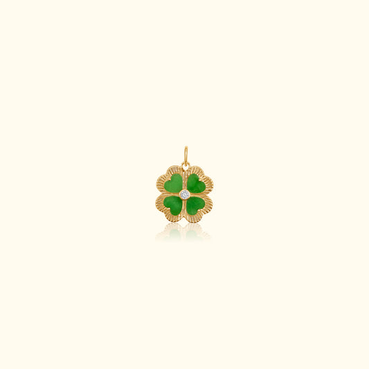 Eden Jade Clover Pendant