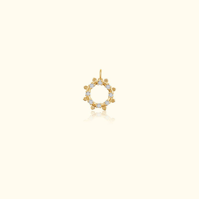 Diamond Sun Medallion
