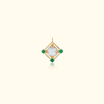 Emerald and Crystal Medallion
