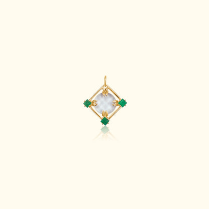 Emerald and Crystal Medallion