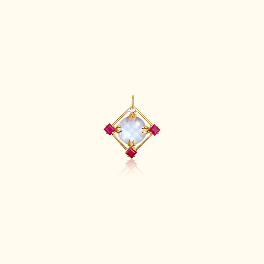 Ruby and Crystal Medallion