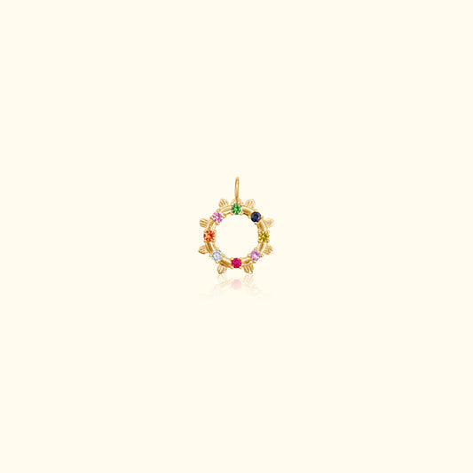 Rainbow Sun Medallion