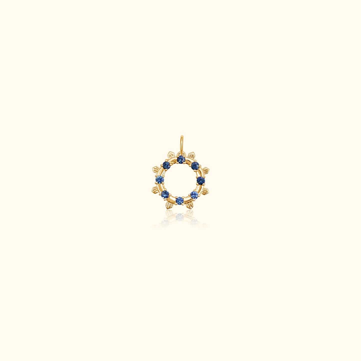 Sapphire Sun Medallion