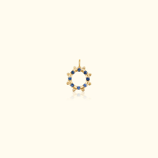 Sapphire Sun Medallion