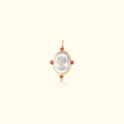 Mademoiselle Pink Tourmaline Medallion