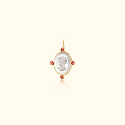 Mademoiselle Pink Tourmaline Medallion