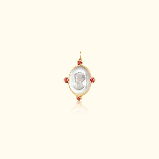 Mademoiselle Pink Tourmaline Medallion