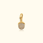 Diamond Acorn Pendant
