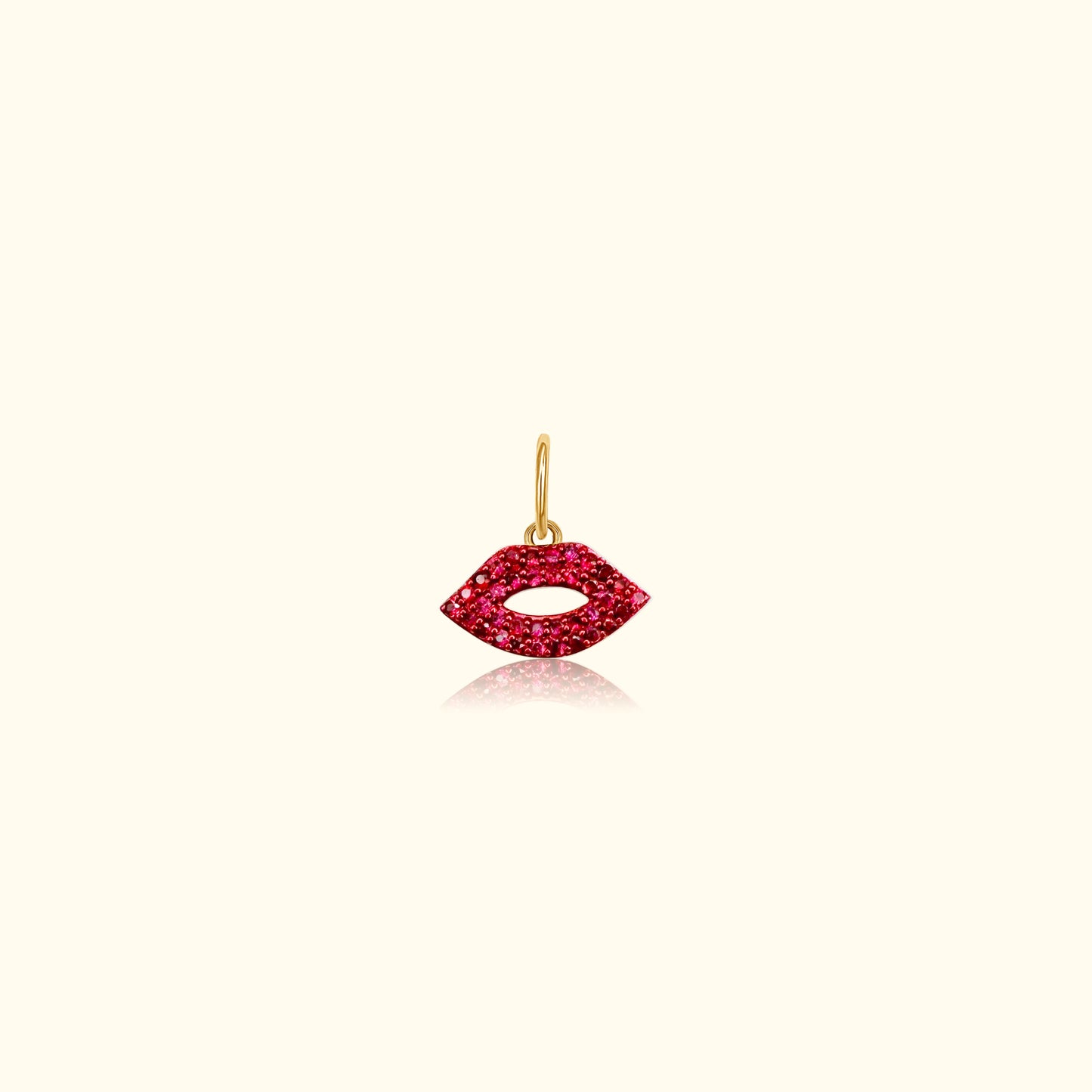 Ruby Lip Pendant