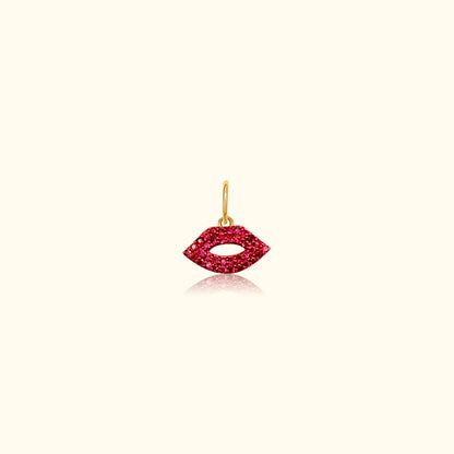 Ruby Lip Pendant