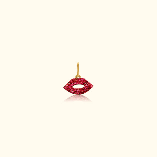 Ruby Lip Pendant