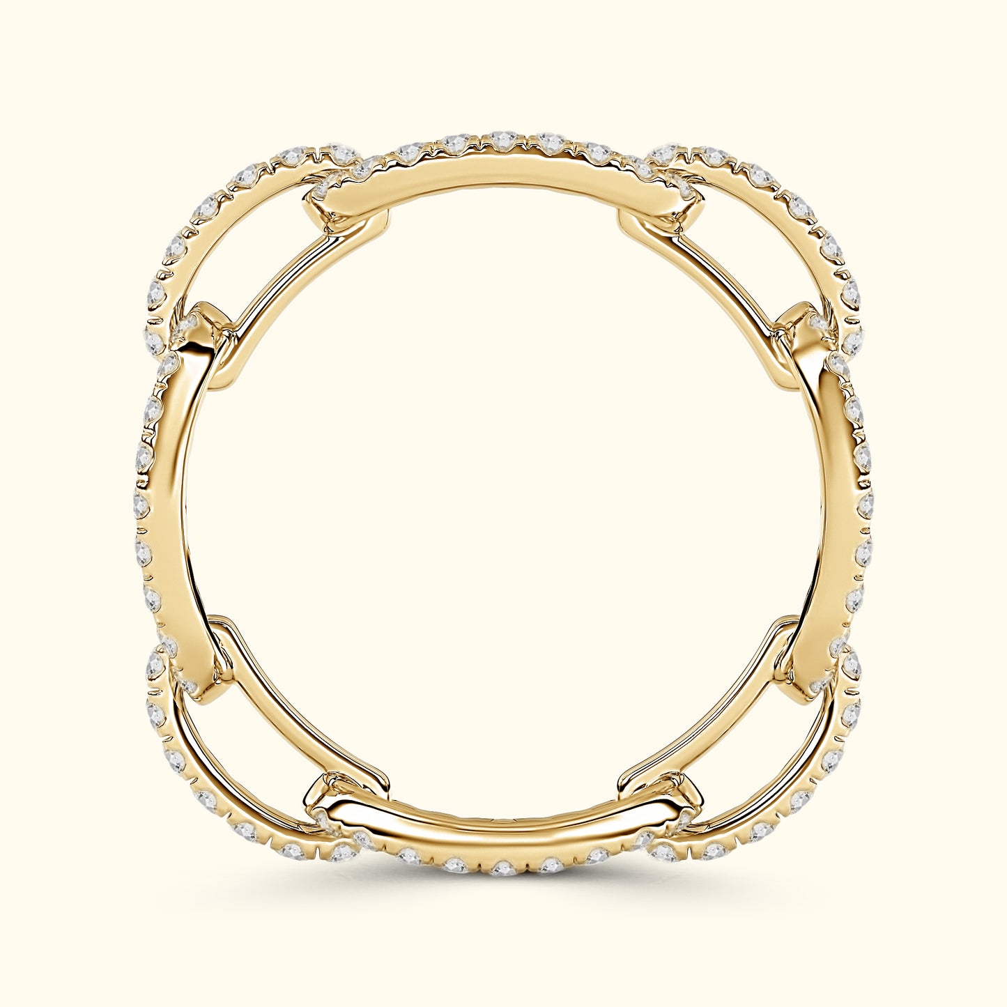 Diamond Chain Link Eternity Ring