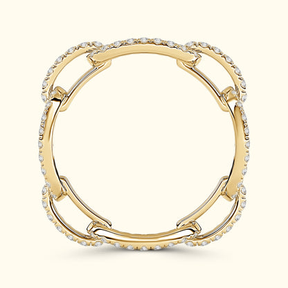Diamond Chain Link Eternity Ring