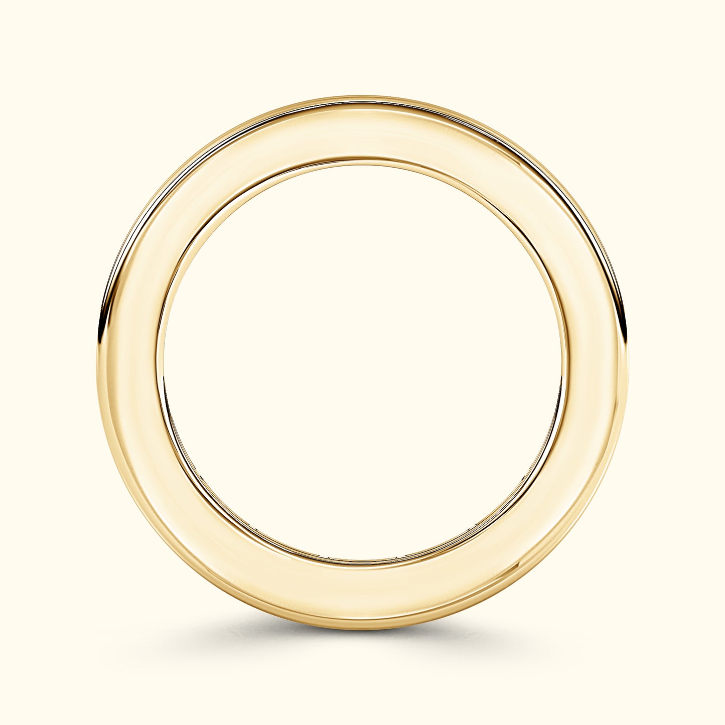 'Allison'Emerald-Cut Diamond Channel-Set Eternity Band