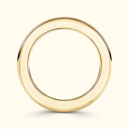 'Allison'Emerald-Cut Diamond Channel-Set Eternity Band