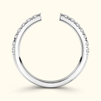'Juliette' Open Diamond Wedding Band