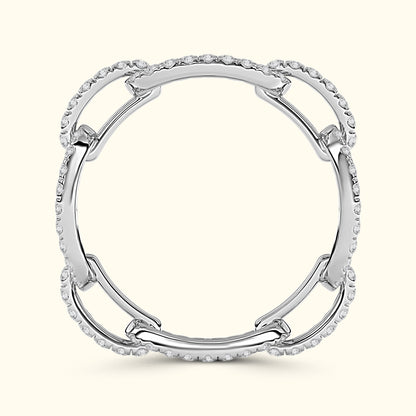 Diamond Chain Link Eternity Ring