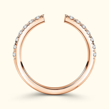 'Juliette' Open Diamond Wedding Band
