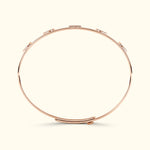 Bezel Set Marquise Bracelet