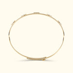Bezel Set Marquise Bracelet