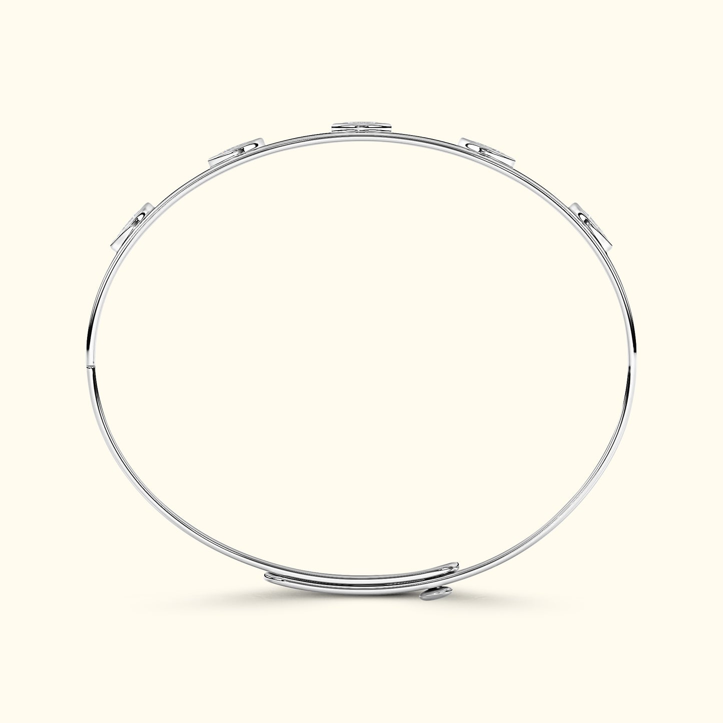 Bezel Set Marquise Diamond Bracelet