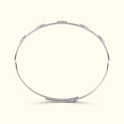 Bezel Set Marquise Diamond Bracelet