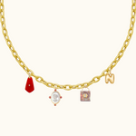 Mademoiselle Pink Tourmaline Medallion