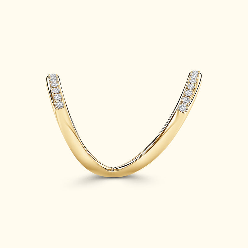 Double Band Diamond Ring