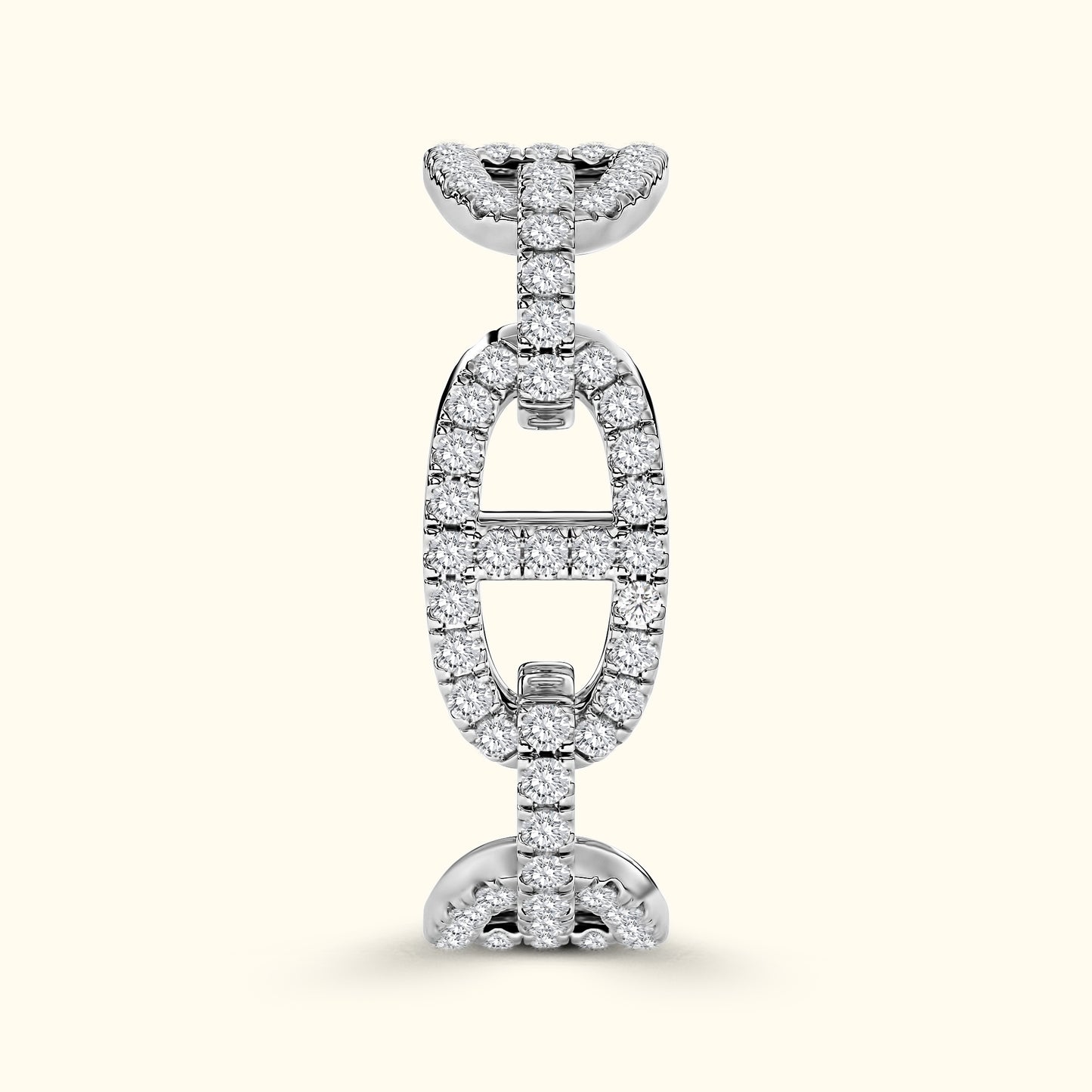 Diamond Chain Link Eternity Ring
