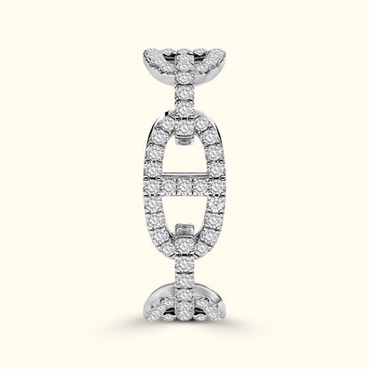 Diamond Chain Link Eternity Ring