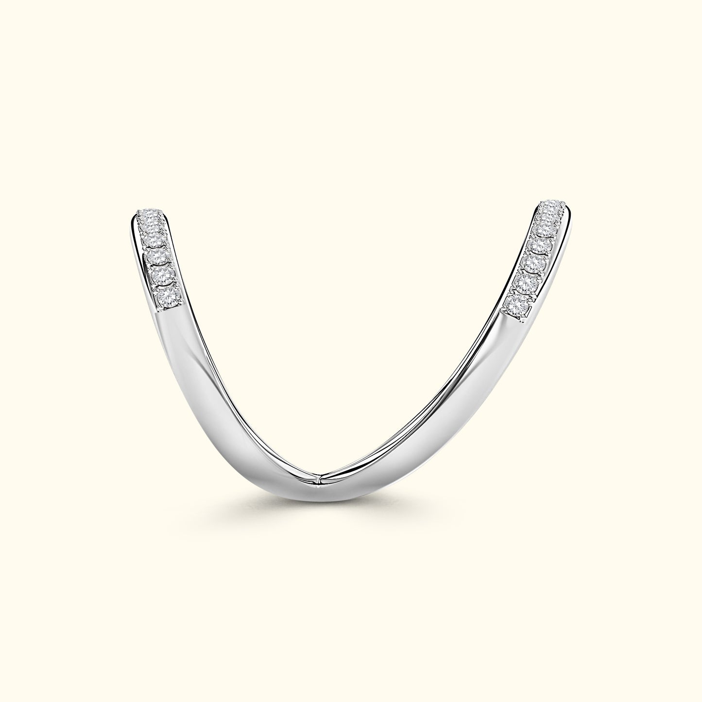 Double Band Diamond Ring