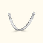 Double Band Diamond Ring