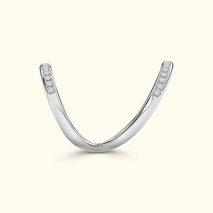 Double Band Diamond Ring