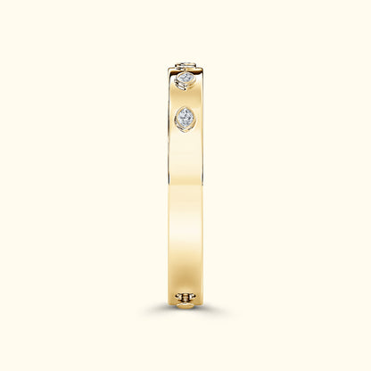 Bezel Set Marquise Diamond Bracelet