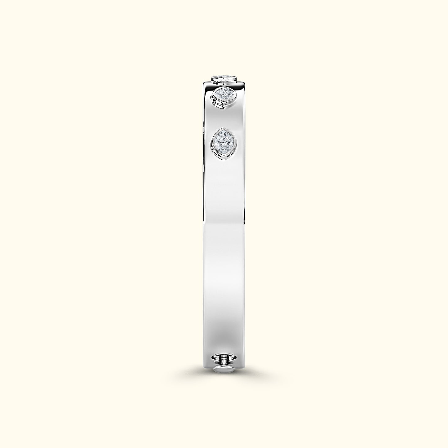 Bezel Set Marquise Bracelet