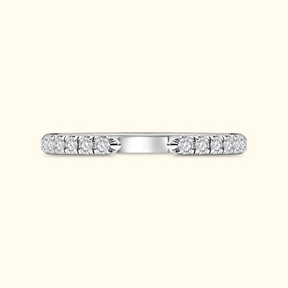 'Juliette' Open Diamond Wedding Band