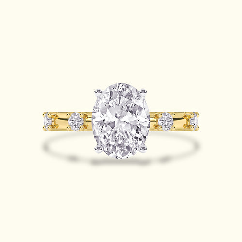Oval Diamond Engagement Ring