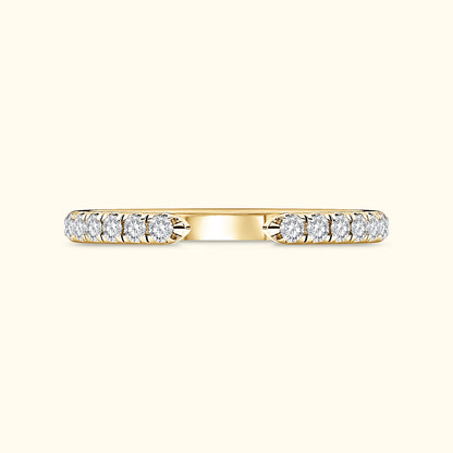 'Juliette' Open Diamond Wedding Band