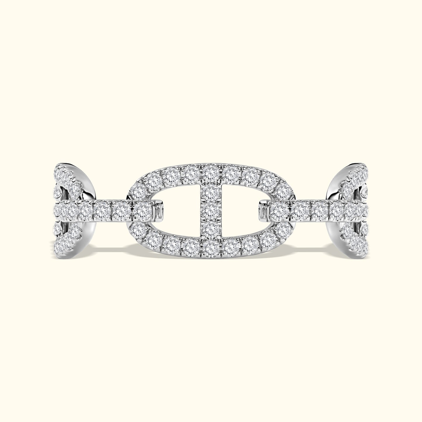 Diamond Chain Link Eternity Ring
