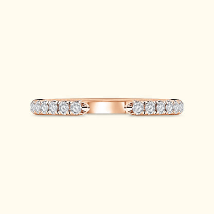 'Juliette' Open Diamond Wedding Band