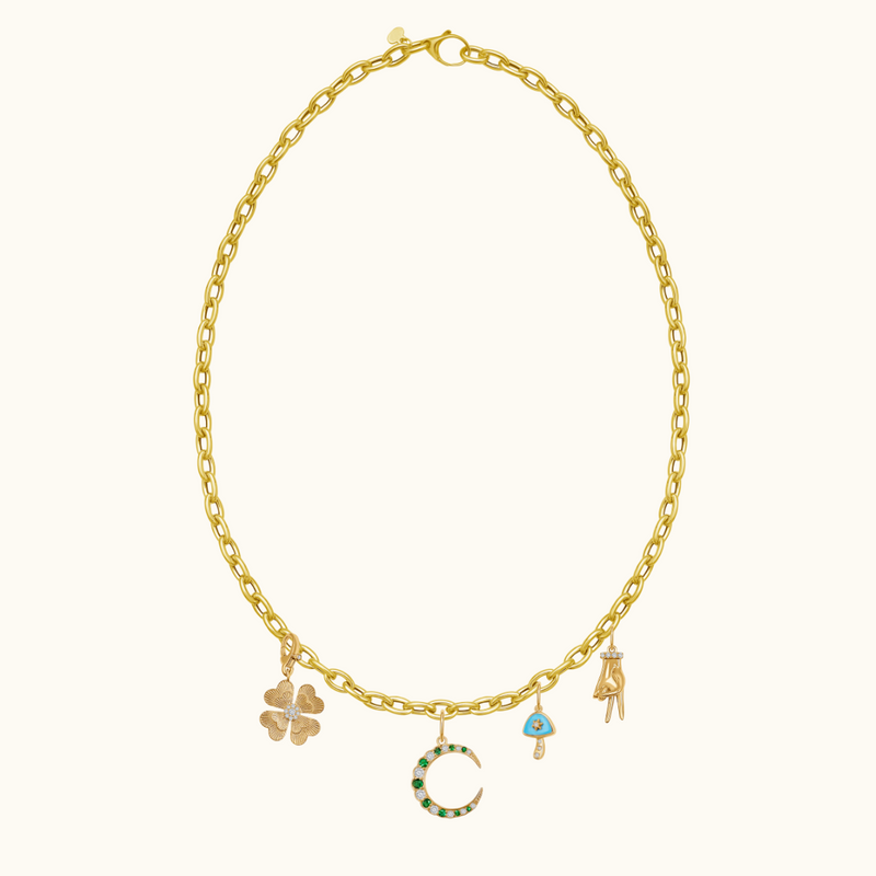 Oval Link Charm Chain