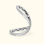 Double Band Diamond Ring