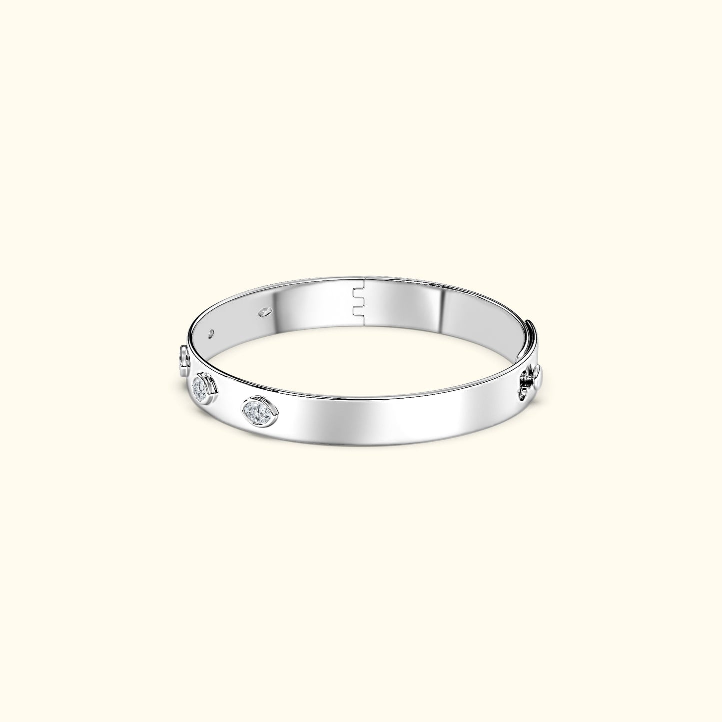 Bezel Set Marquise Bracelet