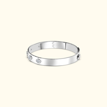 Bezel Set Marquise Bracelet