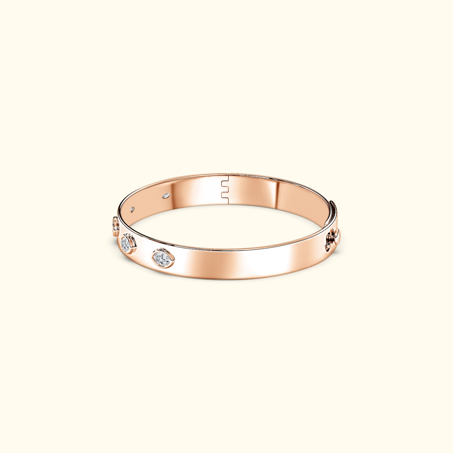 Bezel Set Marquise Bracelet